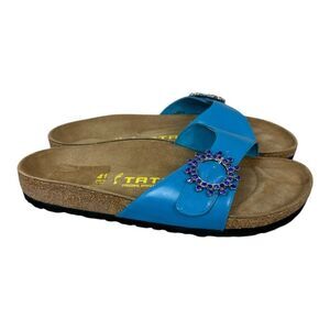 Birkenstock tatami big buckle Blue Women's Sandals size 10